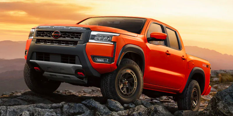 2026 Nissan Frontier in Afterburn Orange