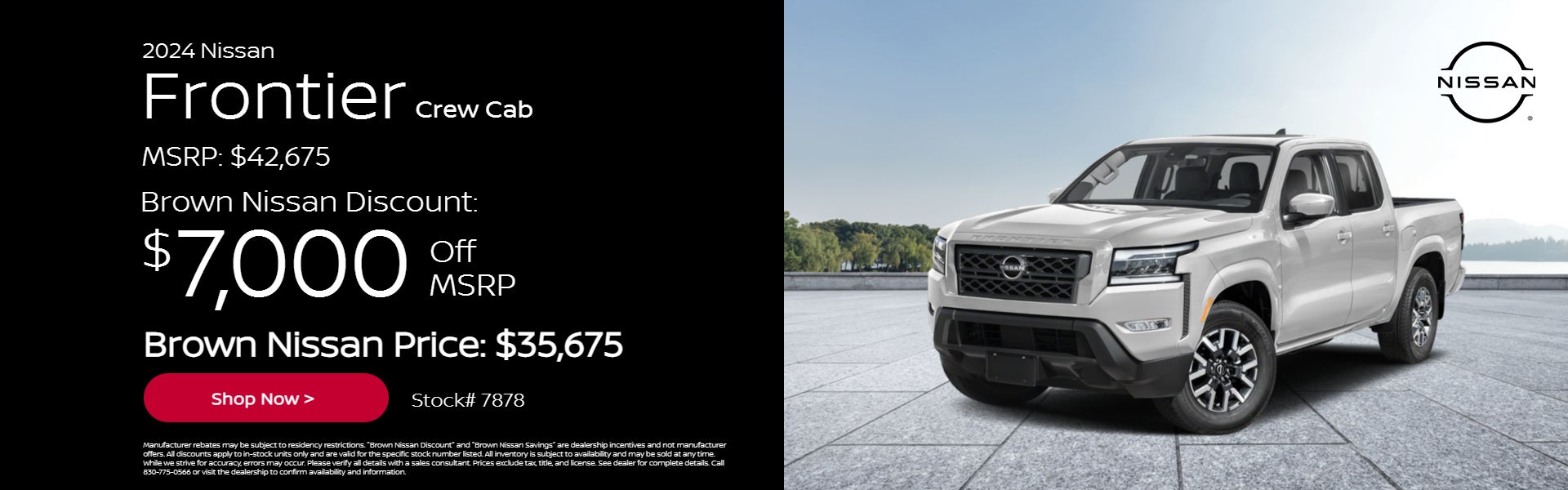 2024 Nissan Frontier Crew Cab Offer