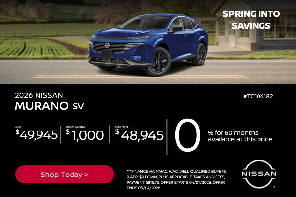 2026 NISSAN MURANO SV