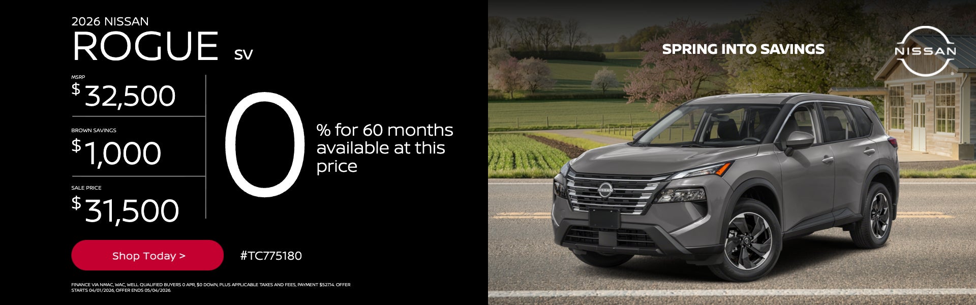 2026 NISSAN ROGUE SV 